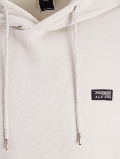 Jack & Jones JCOKING SWEAT HOOD Light Gray - Sweaters & hoodies - Sweaters & Hoodies Grote Maten Heren