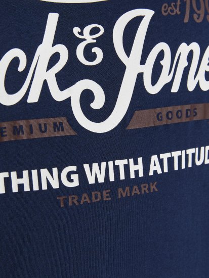 Jack & Jones JPRBLUBOOSTER TEE Navy - T-shirts - Grote Maten T-shirts Heren