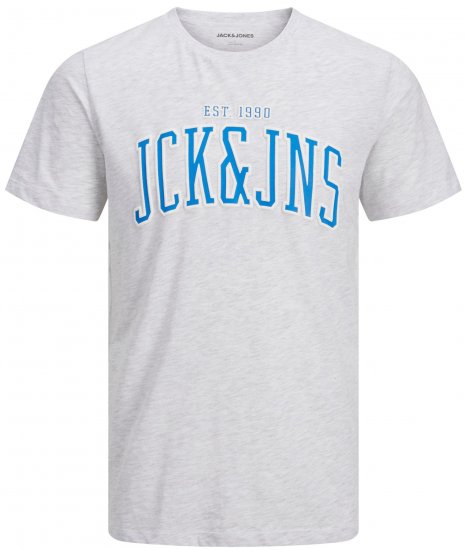 Jack & Jones JJCEMB TEE White - T-shirts - Grote Maten T-shirts Heren