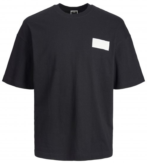 Jack & Jones JCONASA TEE Black - T-shirts - Grote Maten T-shirts Heren