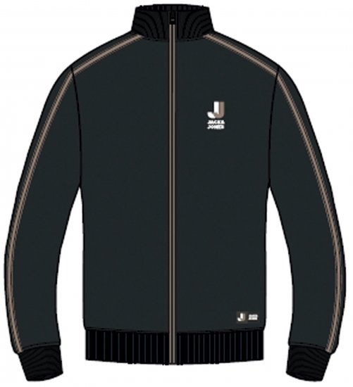 Jack & Jones JCOLOGAN ZIP Sweater Black - Sweaters & hoodies - Sweaters & Hoodies Grote Maten Heren