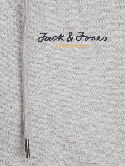 Jack & Jones JCOBERG SWEAT ZIP Hoodie Grey Melange - Sweaters & hoodies - Sweaters & Hoodies Grote Maten Heren