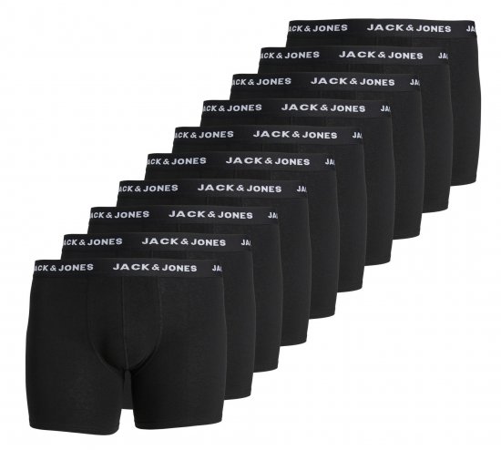 Jack & Jones JACHUEY Boxers 10-pack Black - Ondergoed & zwem - Grote Maten Ondergoed Heren