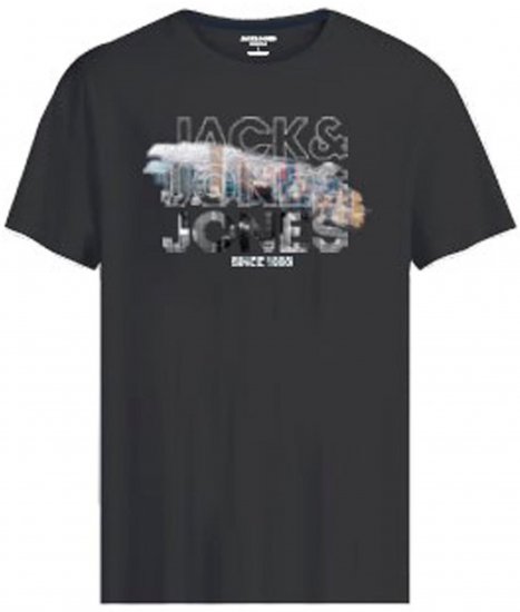 Jack & Jones JCOBOOSTER T-Shirt Black - T-shirts - Grote Maten T-shirts Heren