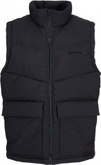 Jack & Jones JORVESTERBRO BODYWARMER Black - Jassen - Grote Maten Herenjassen