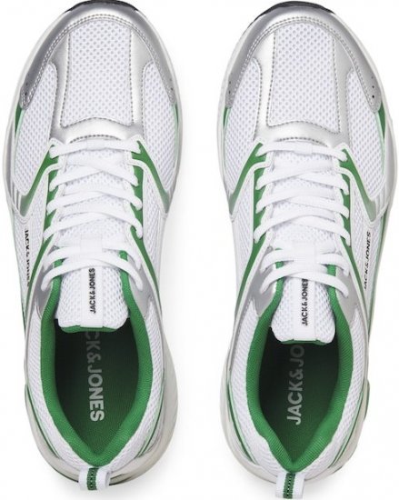Jack & Jones Tokyo Sneakers Bright White/Green - Herenschoenen 40-52 - 