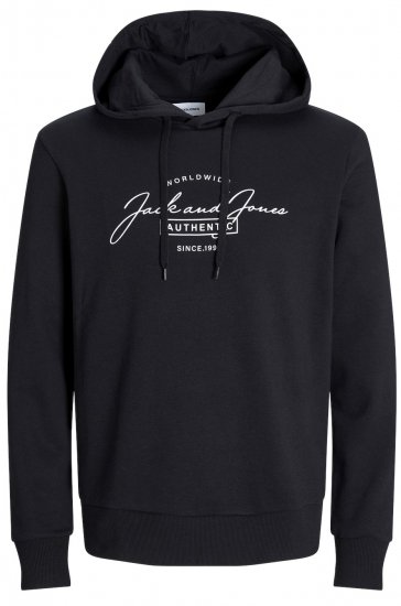 Jack & Jones JJFERRIS SWEAT Hoodie Black - Sweaters & hoodies - Sweaters & Hoodies Grote Maten Heren