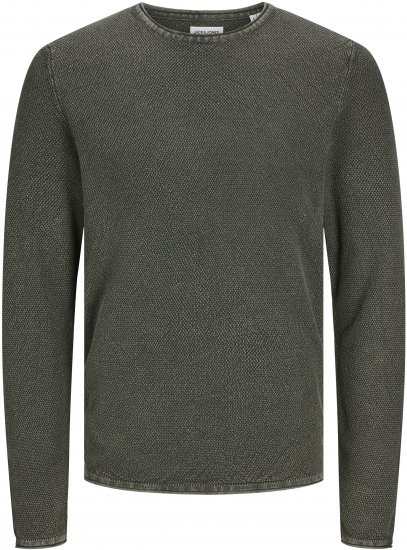 Jack & Jones JJDEAN Knitted Sweater Kombu Green - Sweaters & hoodies - Sweaters & Hoodies Grote Maten Heren