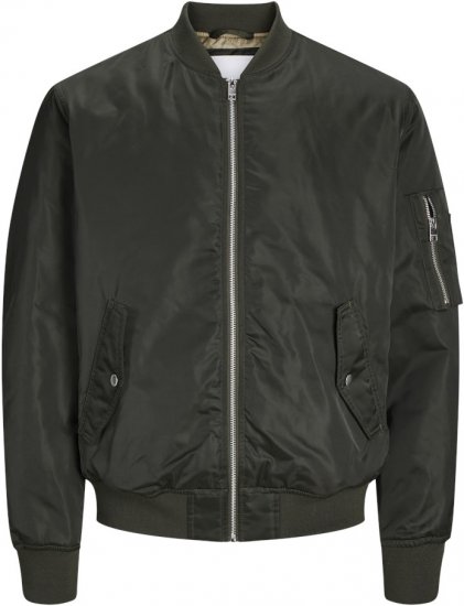 Jack & Jones OCEAN Bomber Jacket Black - Jassen - Grote Maten Herenjassen