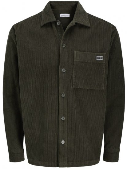 Jack & Jones Corduroy Long Sleeve Overshirt Rosin - Hemden - Overhemden Grote Maten Heren