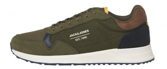 Jack & Jones Beech Combo Sneakers Green - Herenschoenen 40-52 - 