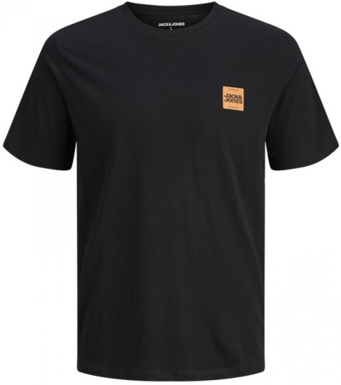 Jack & Jones Brandy Crew Neck T-Shirt Black - T-shirts - Grote Maten T-shirts Heren