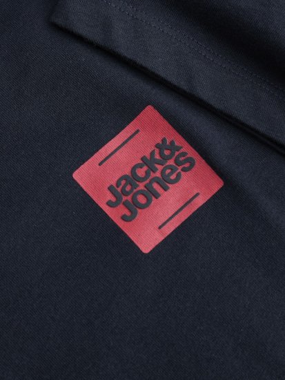 Jack & Jones Brandy Crew Neck T-Shirt Sky Captain - T-shirts - Grote Maten T-shirts Heren
