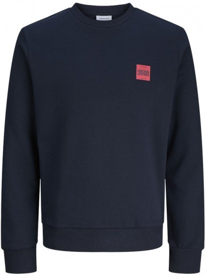 Jack & Jones Brandy Crew Neck Sweatshirt Sky Captain - Sweaters & hoodies - Sweaters & Hoodies Grote Maten Heren
