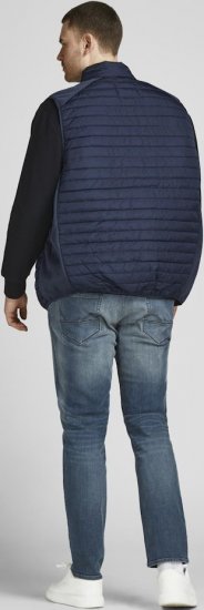 Jack & Jones MULTI BODYWARMER With COLLAR Navy Blazer - Jassen - Grote Maten Herenjassen