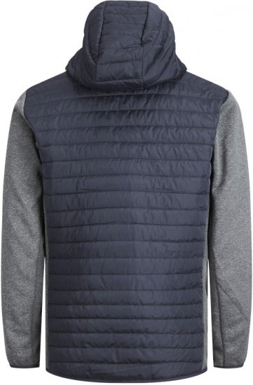 Jack & Jones MULTI QUILTED SET-IN Sleeves Jacket Grey Melange - Jassen - Grote Maten Herenjassen