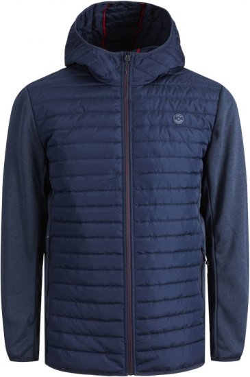 Jack & Jones MULTI QUILTED SET-IN Sleeves Jacket Navy Blazer - Jassen - Grote Maten Herenjassen