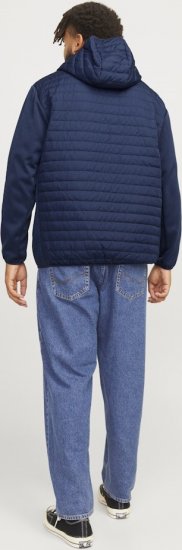 Jack & Jones MULTI QUILTED SET-IN Sleeves Jacket Navy Blazer - Jassen - Grote Maten Herenjassen