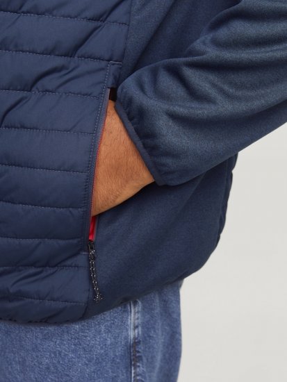 Jack & Jones MULTI QUILTED SET-IN Sleeves Jacket Navy Blazer - Jassen - Grote Maten Herenjassen