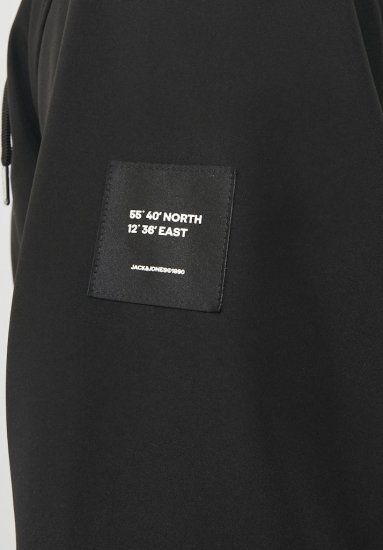 Jack & Jones BASIC Water-Resistant Softshell Jacket Black - Jassen - Grote Maten Herenjassen
