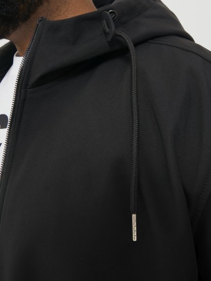 Jack & Jones BASIC Water-Resistant Softshell Jacket Black - Jassen - Grote Maten Herenjassen