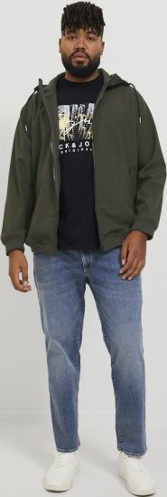 Jack & Jones BASIC Water-Resistant Softshell Jacket Green - Jassen - Grote Maten Herenjassen