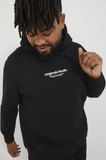 Jack & Jones ESTERBRO Hoodie Black - Sweaters & hoodies - Sweaters & Hoodies Grote Maten Heren