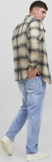 Jack & Jones MIKE JORIGINAL SQ 330 Jeans Blue Denim - Jeans & broeken - Jeans & Broeken Grote Maten Heren