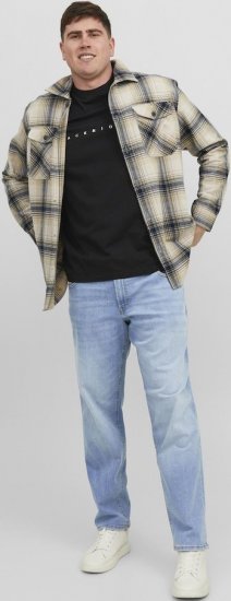 Jack & Jones MIKE JORIGINAL SQ 330 Jeans Blue Denim - Jeans & broeken - Jeans & Broeken Grote Maten Heren