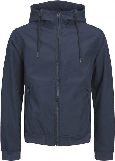 Jack & Jones BASIC Water-Resistant Softshell Jacket Navy Blazer - Jassen - Grote Maten Herenjassen