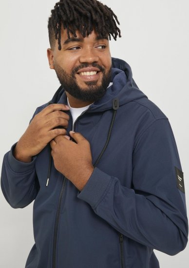 Jack & Jones BASIC Water-Resistant Softshell Jacket Navy Blazer - Jassen - Grote Maten Herenjassen