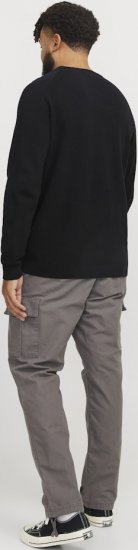 Jack & Jones HILL Knitted Sweater Black - Sweaters & hoodies - Sweaters & Hoodies Grote Maten Heren