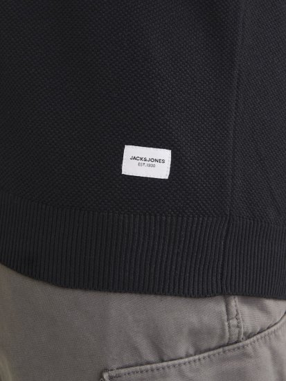 Jack & Jones HILL Knitted Sweater Black - Sweaters & hoodies - Sweaters & Hoodies Grote Maten Heren