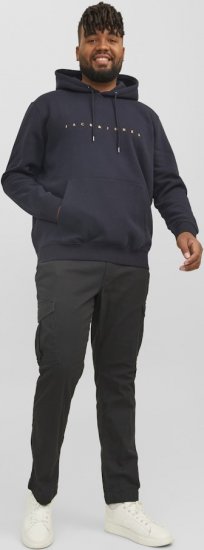 Jack & Jones STAR Hoodie Dark Navy - Sweaters & hoodies - Sweaters & Hoodies Grote Maten Heren