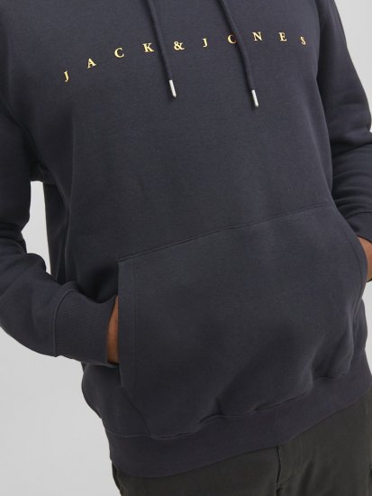 Jack & Jones STAR Hoodie Dark Navy - Sweaters & hoodies - Sweaters & Hoodies Grote Maten Heren