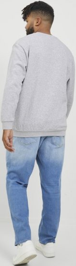 Jack & Jones BRADLEY Sweatshirt Light Grey Melange - Sweaters & hoodies - Sweaters & Hoodies Grote Maten Heren