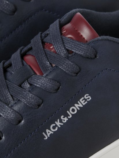 Jack & Jones Bosley Sneakers Navy Blazer/Red Dahlia - Herenschoenen 40-52 - 