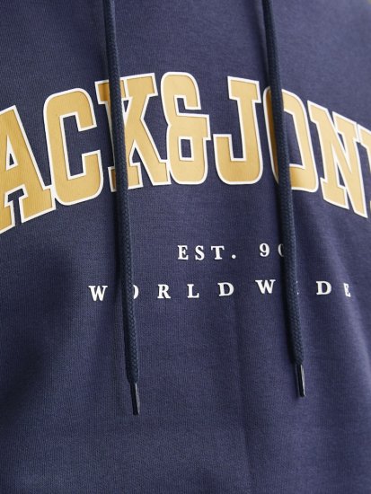 Jack & Jones CALEB Hoodie Navy Blazer - Sweaters & hoodies - Sweaters & Hoodies Grote Maten Heren