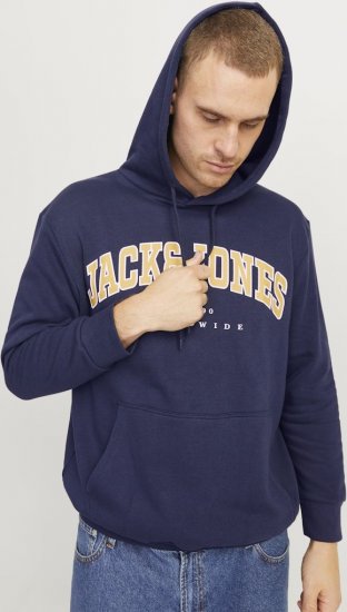 Jack & Jones CALEB Hoodie Navy Blazer - Sweaters & hoodies - Sweaters & Hoodies Grote Maten Heren
