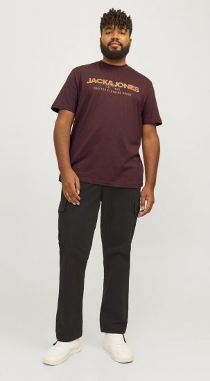 Jack & Jones JJALVIS Vineyard Wine - T-shirts - Grote Maten T-shirts Heren