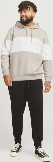 Jack & Jones LEGACY 2 Color Hoodie Beige - Sweaters & hoodies - Sweaters & Hoodies Grote Maten Heren