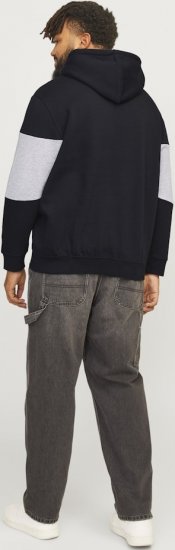 Jack & Jones LEGACY 2 Color Hoodie Black - Sweaters & hoodies - Sweaters & Hoodies Grote Maten Heren