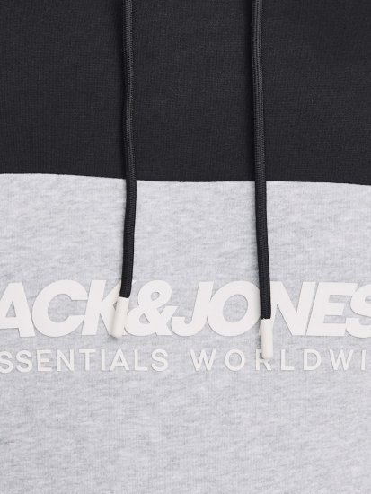 Jack & Jones LEGACY 2 Color Hoodie Black - Sweaters & hoodies - Sweaters & Hoodies Grote Maten Heren