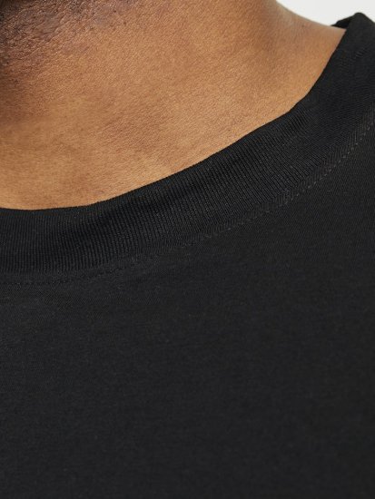 Jack & Jones JJEBRADLEY T-Shirt Black - T-shirts - Grote Maten T-shirts Heren