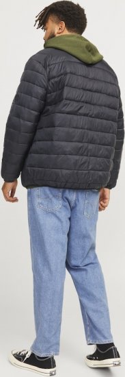 Jack & Jones SPRINT Quilted Collar Jacket Black - Jassen - Grote Maten Herenjassen