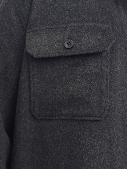 Jack & Jones BRADLEY OLLIE Overshirt LS Black - Hemden - Overhemden Grote Maten Heren