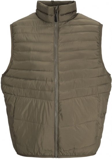 Jack & Jones STATE Vest Brown - Jassen - Grote Maten Herenjassen