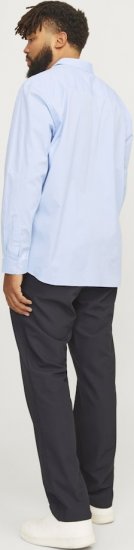 Jack & Jones ARMA LS Shirt Cashmere Blue - Hemden - Overhemden Grote Maten Heren