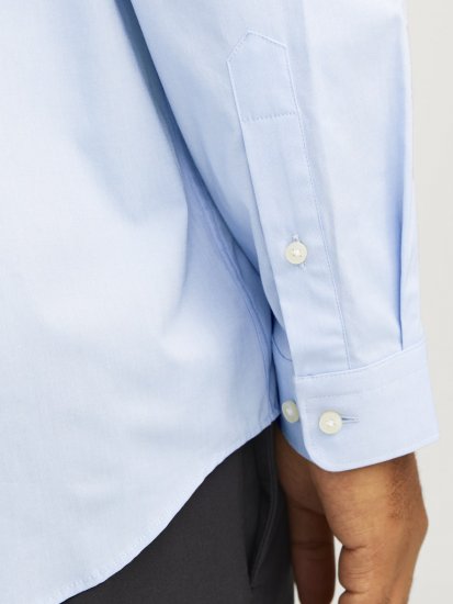 Jack & Jones ARMA LS Shirt Cashmere Blue - Hemden - Overhemden Grote Maten Heren