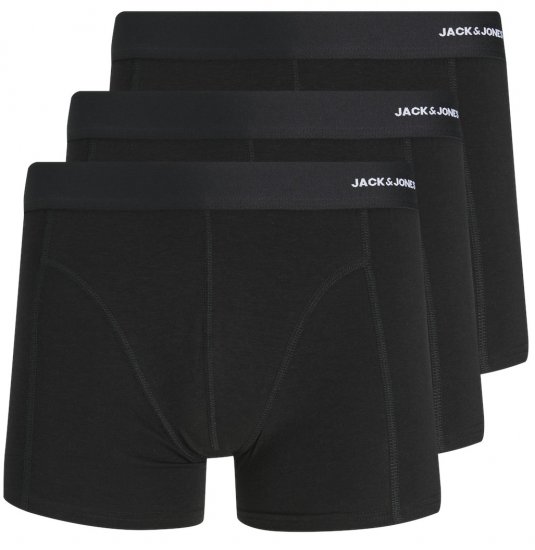 Jack & Jones BASIC BAMBOO Trunks 3-Pack Black - Ondergoed & zwem - Grote Maten Ondergoed Heren